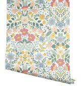 Wallpaper Bramble Garden Peel & Stick Wallpaper // Pastel Multi 