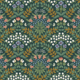 Wallpaper Bramble Wallpaper // Green & Gold 