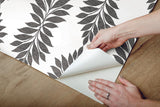 Wallpaper Broadsands Botanica Peel & Stick Wallpaper // Black 