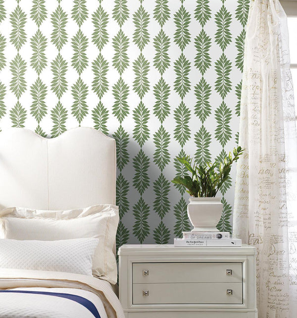 Wallpaper Broadsands Botanica Peel & Stick Wallpaper // Green 