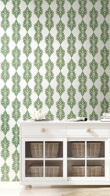 Wallpaper Broadsands Botanica Peel & Stick Wallpaper // Green 