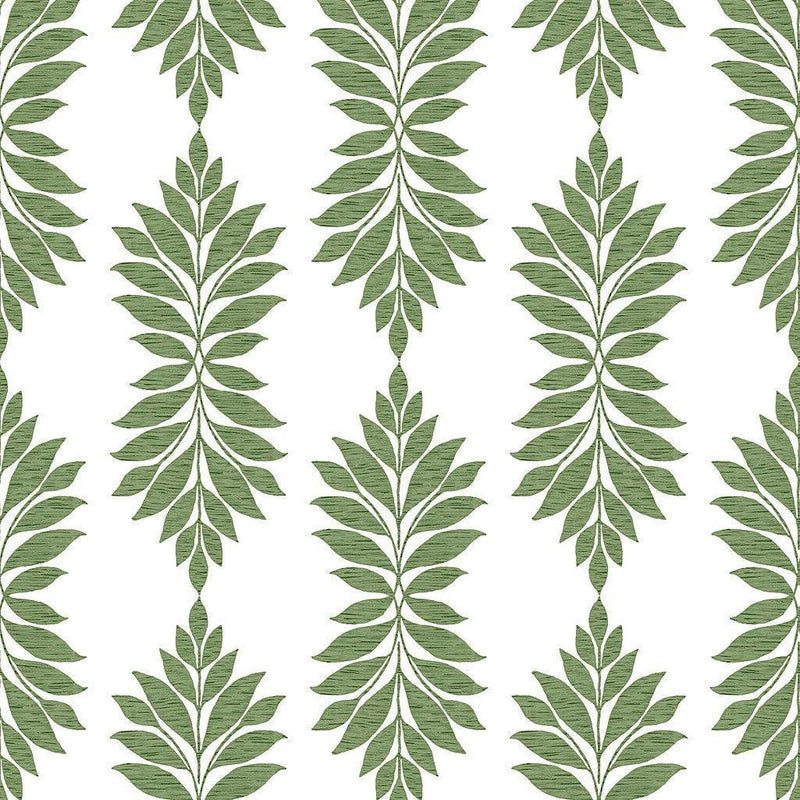 Wallpaper Broadsands Botanica Peel & Stick Wallpaper Sample // Green 8 x 10 