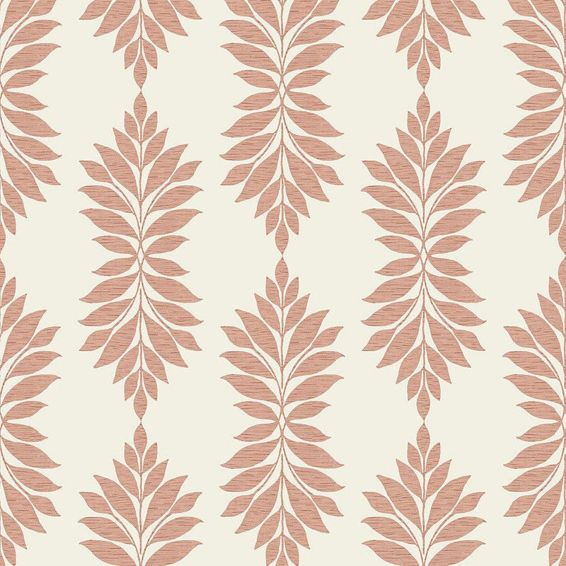 Wallpaper Broadsands Botanica Wallpaper Sample // Coral 8 x 10 