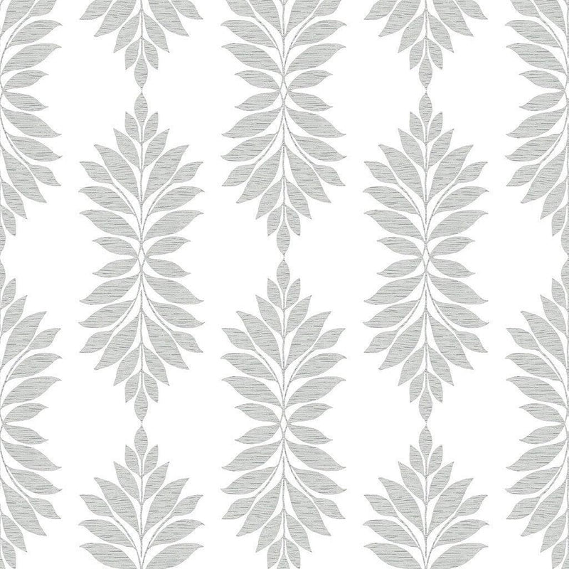 Wallpaper Broadsands Botanica Wallpaper Sample // Light Grey 8 x 10 