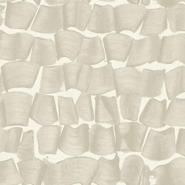 Wallpaper Brushed Ink Wallpaper // Taupe 