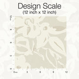 Wallpaper Brushstroke Floral Wallpaper // Taupe 