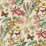 Wallpaper Butterfly House Wallpaper // Taupe & Coral 