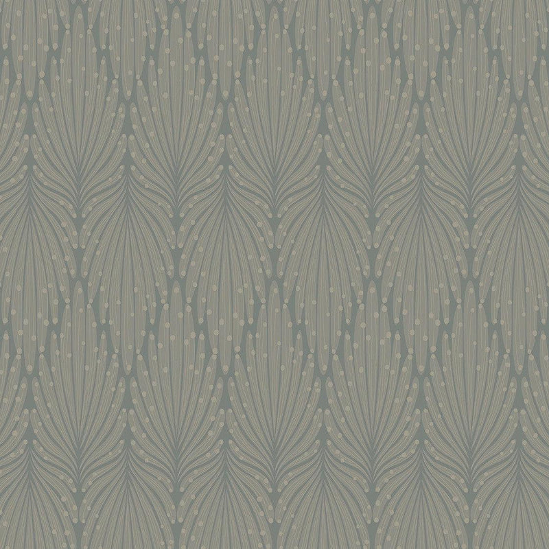 Wallpaper Café Society Wallpaper Sample // Dark Grey 8 x 10 