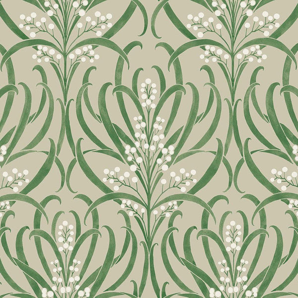Wallpaper Calluna Wallpaper // Linen Metallic 