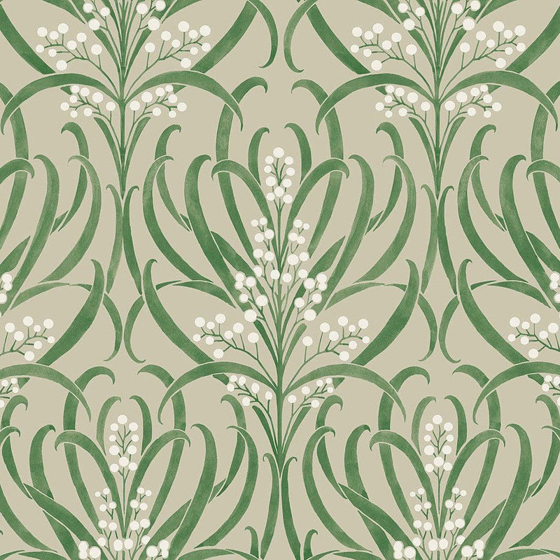 Wallpaper Calluna Wallpaper Sample // Linen Metallic 8 x 10 