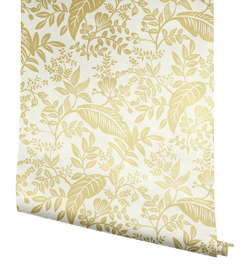 Wallpaper Canopy Wallpaper // Gold & White 