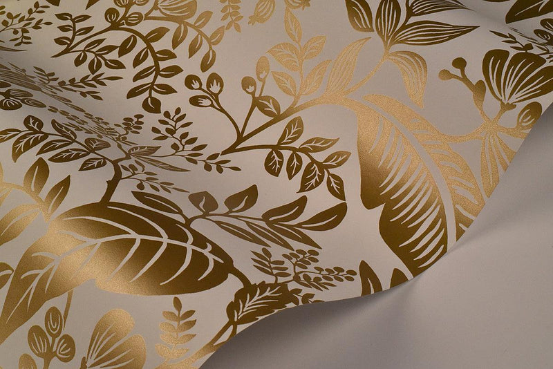 Wallpaper Canopy Wallpaper // Gold & White 