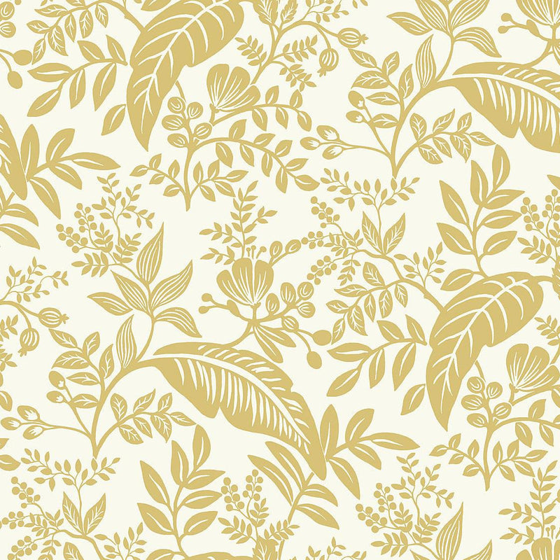 Wallpaper Canopy Wallpaper Sample // Gold & White 8 x 10 
