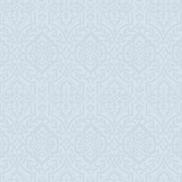 Wallpaper Cathedral Damask Wallpaper // Blue 