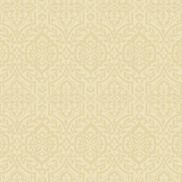 Wallpaper Cathedral Damask Wallpaper // Gold 
