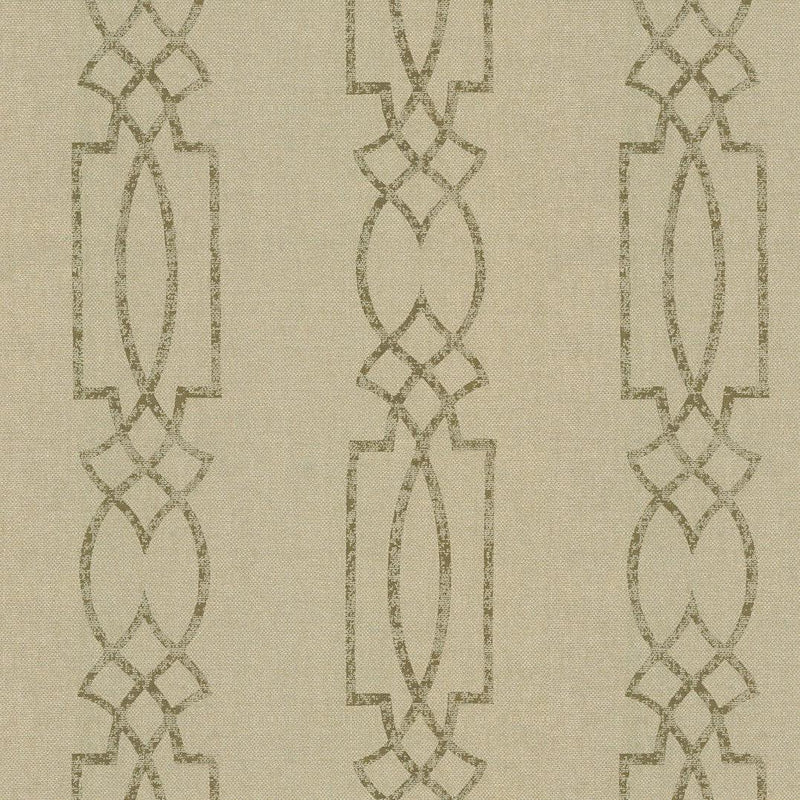 Wallpaper Cathedral Trellis Wallpaper Sample // Beige 8 x 10 