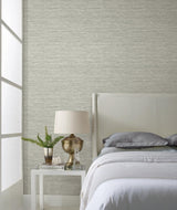 Wallpaper Challis Woven Wallpaper // Grey 
