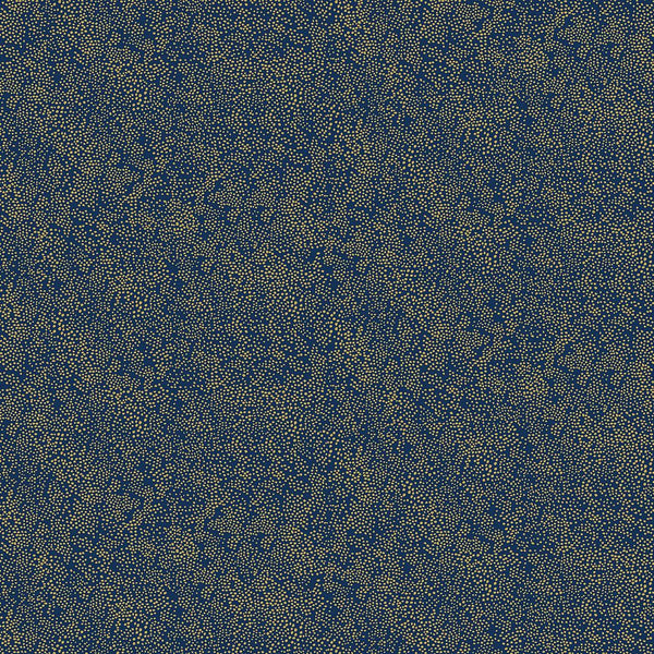 Wallpaper Champagne Dots Wallpaper // Gold & Navy 