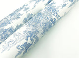 Wallpaper Champagne Toile Wallpaper // Blue & White 