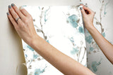 Wallpaper Charm Peel & Stick Wallpaper // Teal 