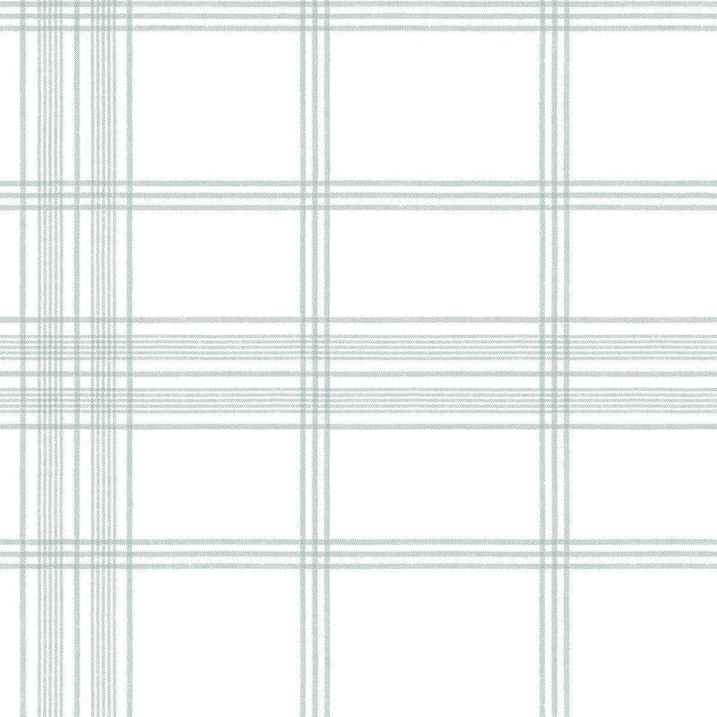 Wallpaper Charter Plaid Wallpaper // Light Grey 