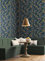 Wallpaper Citrus Grove Peel & Stick Wallpaper // Navy 