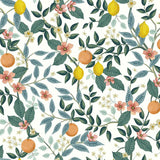 Wallpaper Citrus Grove Peel & Stick Wallpaper // White 