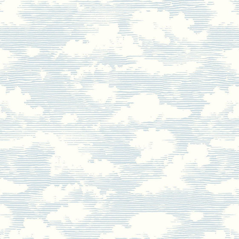 Wallpaper Cloud Cover Wallpaper Sample // Blue 8 x 10 