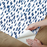 Wallpaper Club House Peel & Stick Wallpaper // Navy Blue 