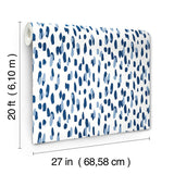 Wallpaper Club House Peel & Stick Wallpaper // Navy Blue 