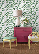 Wallpaper Club House Peel & Stick Wallpaper // Palm Green 