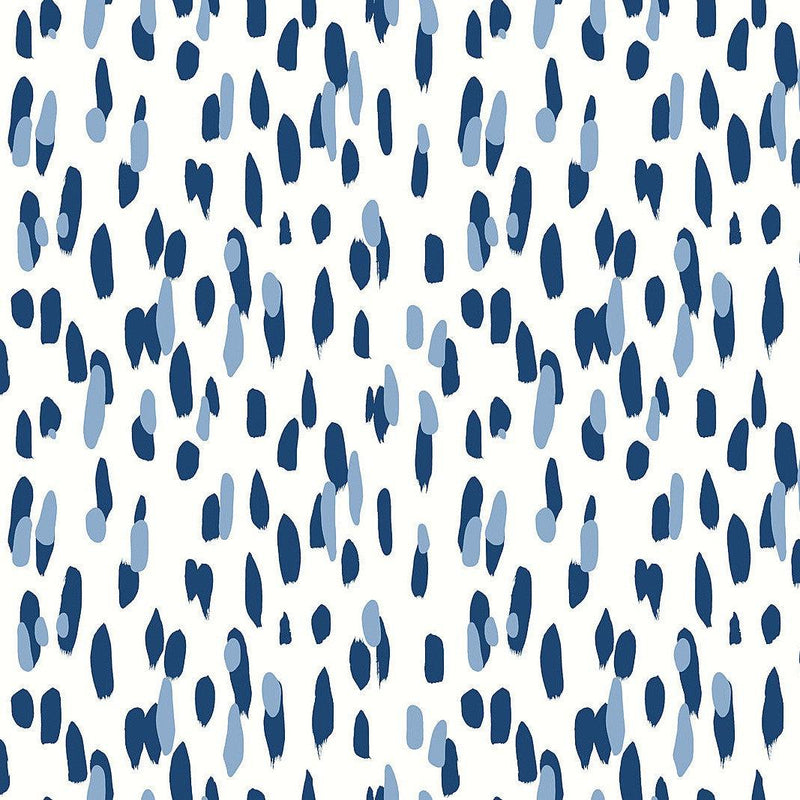 Wallpaper Club House Peel & Stick Wallpaper Sample // Navy Blue 8 x 10 