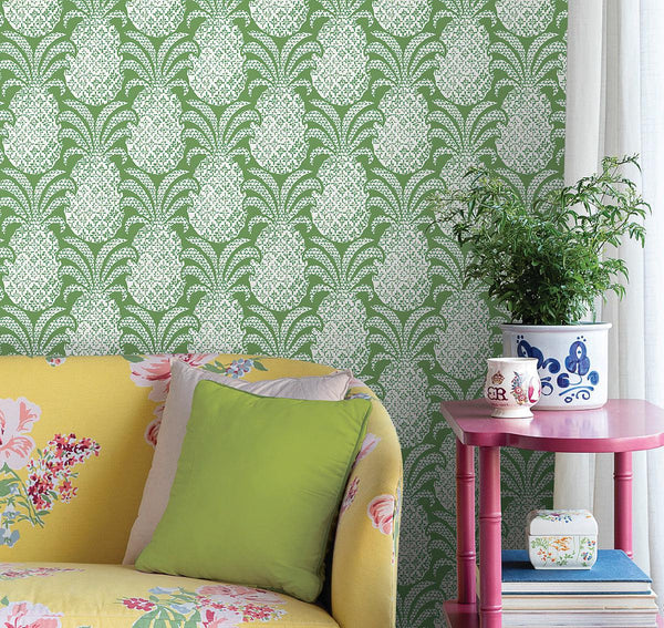 Wallpaper Colony Club Peel & Stick Wallpaper // Palm Green 
