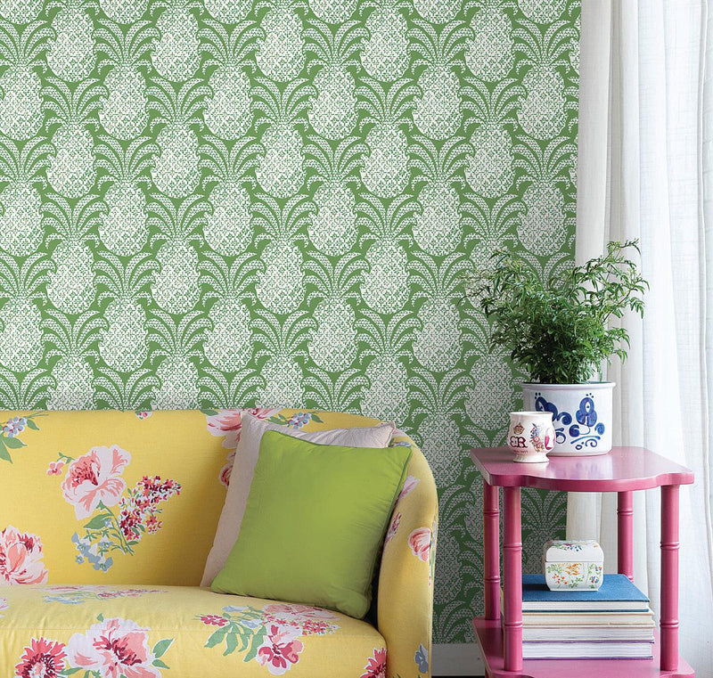 Wallpaper Colony Club Peel & Stick Wallpaper // Palm Green 