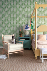 Wallpaper Colony Club Peel & Stick Wallpaper // Palm Green 