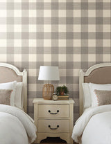 Wallpaper Common Thread Wallpaper // Cream & Black 