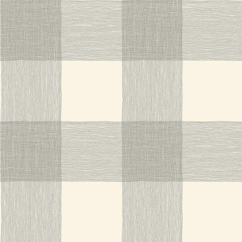 Wallpaper Common Thread Wallpaper Sample // Cream & Black 8 x 10 