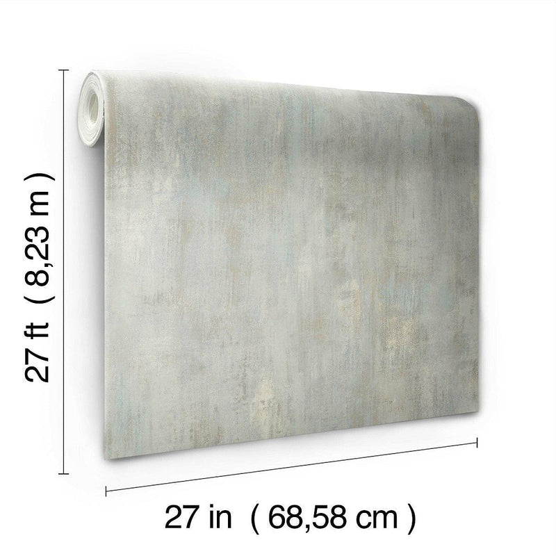 Wallpaper Conrete Patina Wallpaper Sample // Blue 8 x 10 