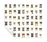 Wallpaper Cool Cats Peel & Stick Wallpaper // Multi White 