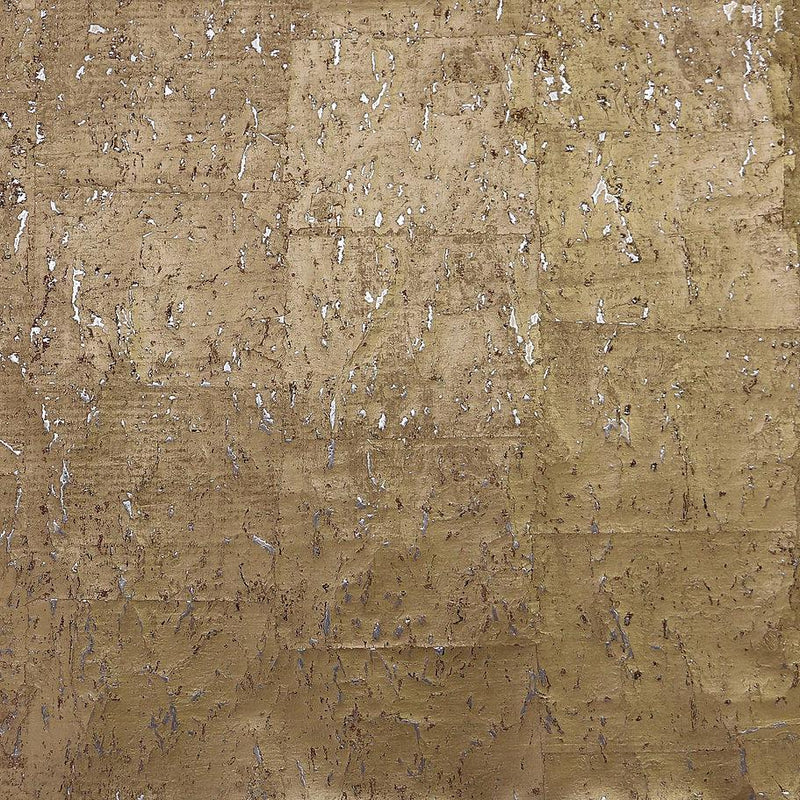 Wallpaper Cork Wallpaper Sample // Gold 8 x 10 