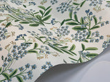 Wallpaper Cornflower Wallpaper // White & Green 