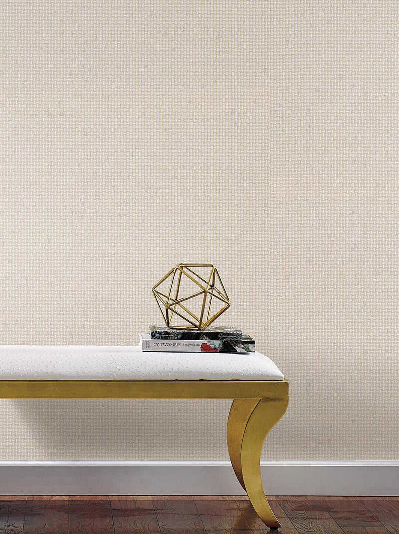 Wallpaper Cottage Basket Wallpaper // White 