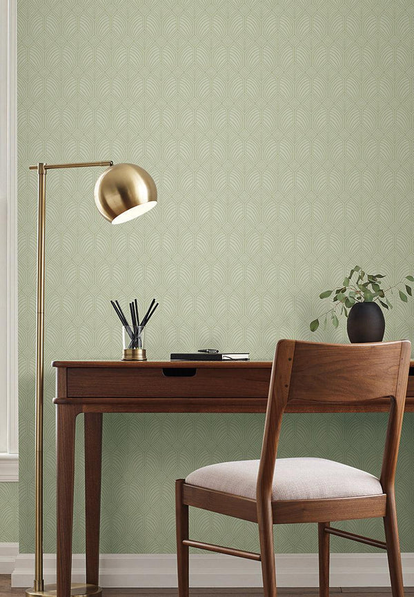 Wallpaper Craftsman Wallpaper // Green 