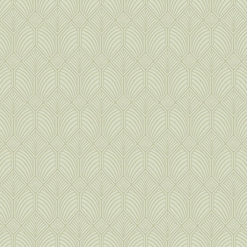 Wallpaper Craftsman Wallpaper Sample // Green 8 x 10 