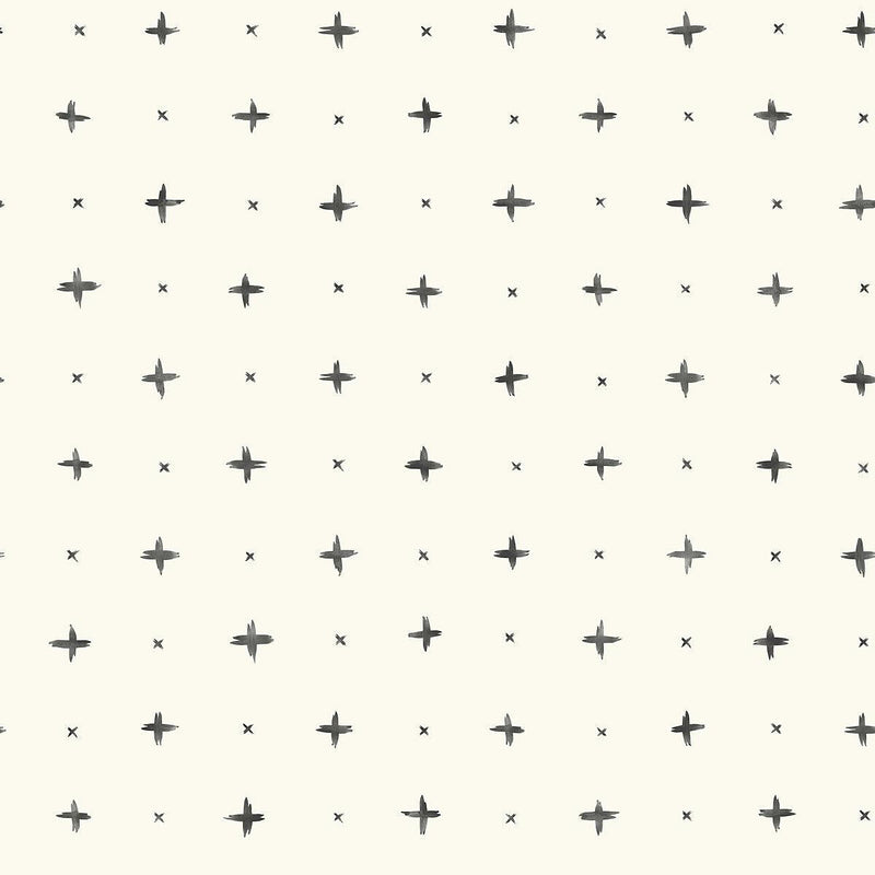 Wallpaper Cross Stitch Wallpaper // Black 