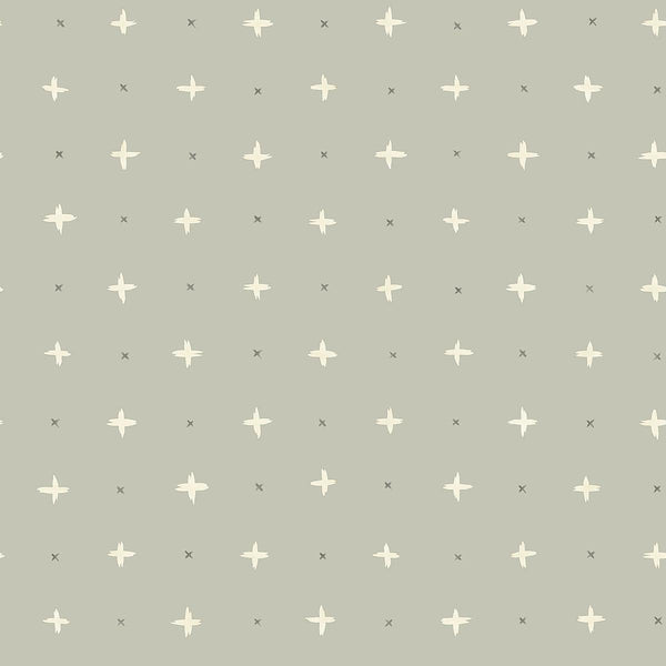 Wallpaper Cross Stitch Wallpaper // Grey 
