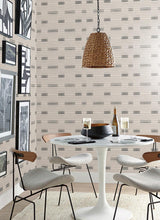 Wallpaper Dashing Stripe Wallpaper // Black & Beige 