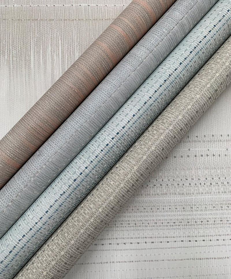 Wallpaper Desert Textile Wallpaper // Blue 