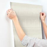 Wallpaper Desert Textile Wallpaper // White 