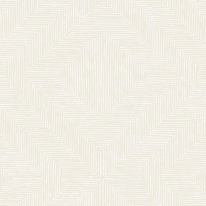 Wallpaper Diamond Channel Wallpaper Sample // Light Grey 8 x 10 